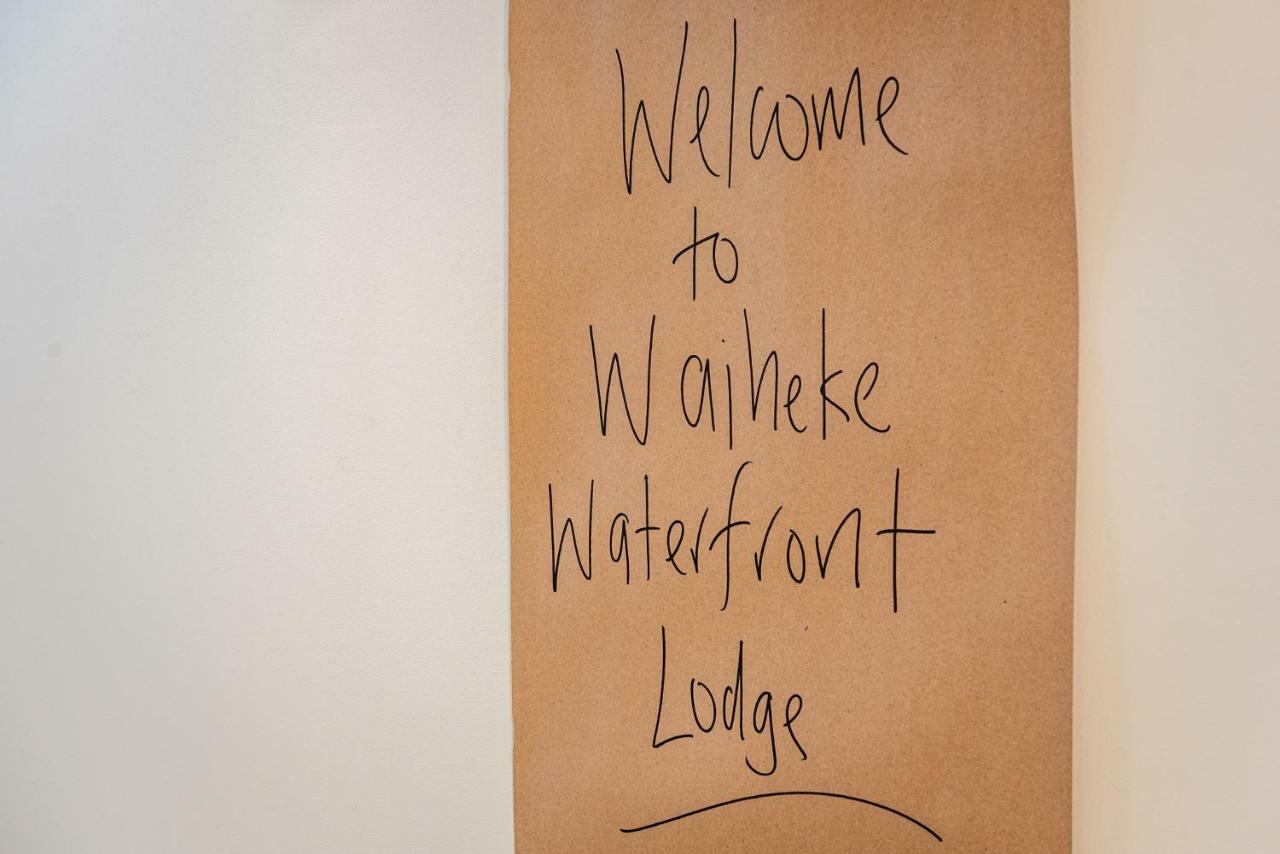 Waiheke Waterfront Lodge Oneroa Extérieur photo